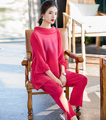 Fashion Beading Elastic Miyake Pleated