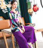 Fashion Printed Elastic Loose Miyake Pleated