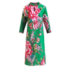 Chinese Style Retro Printing Plus Size Dress Spring 2021 New Women's Loose Pleated Dress