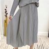 Spring 2020 Women Pleated Fashion New Tidal Jacket Trousers Two Pieces Clothing Set