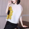 2021 Spring And Summer Casual Women's Pleated Tops Loose Blouse