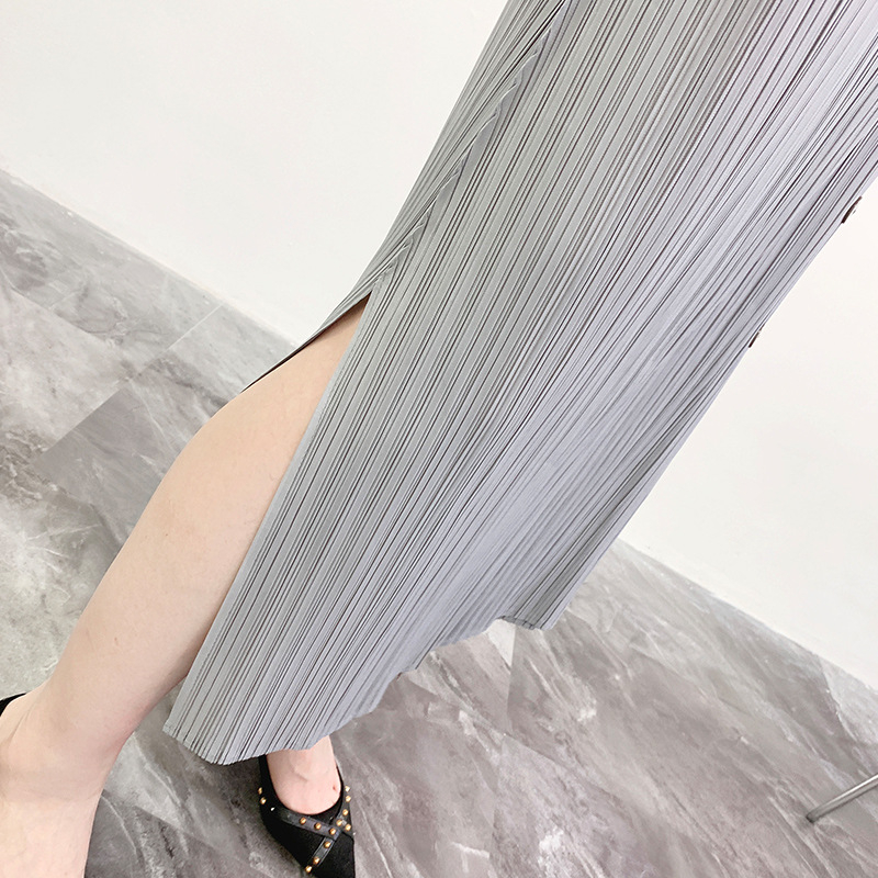 Pleated Dress Spring And Summer 2020 New Relaxed Large Solid Base Dress