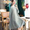 Spring 2020 Trend Women Loose Large Embroidered Pleated A-line Dress