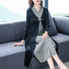 Autumn Women Pleated Fashion New Tidal Loose Big Size Dress