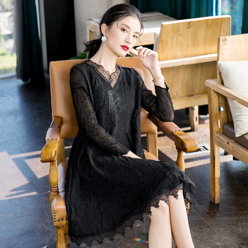 Women Fashion New Belly Covering Dress 2020 Spring New Loose Big Size Dress