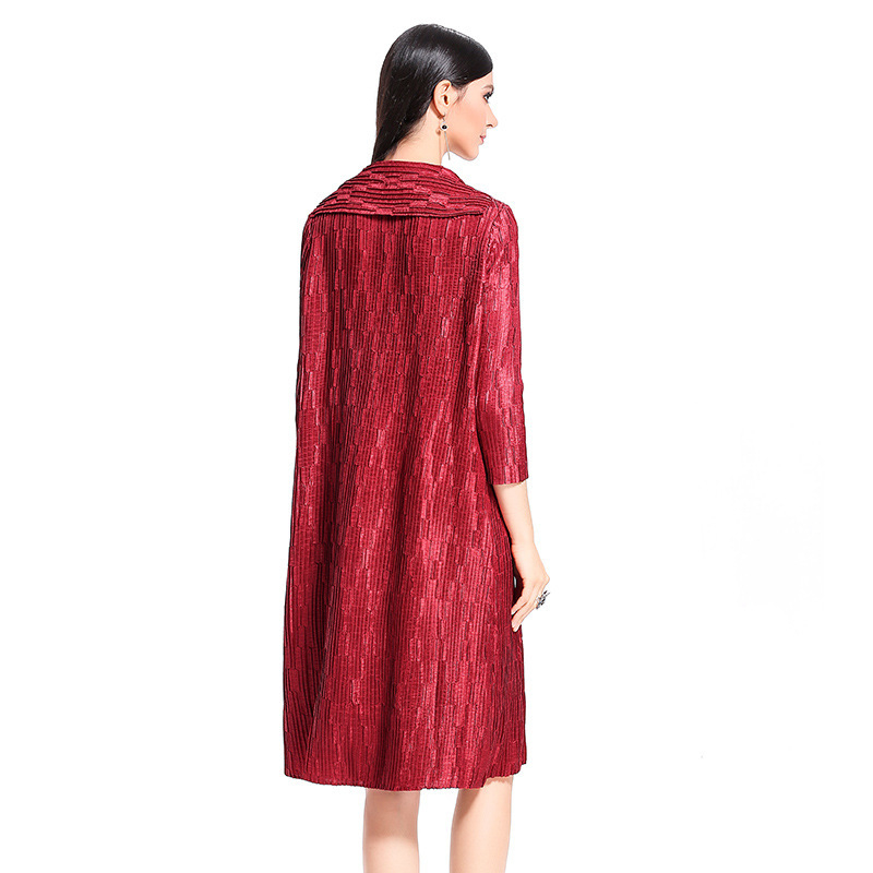 Women Pleat Fashion OL Plus Size folding Coat Jackets