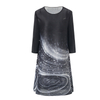 Spring Women Fashion New Popular Big Size Loose Dress Pleated Dress
