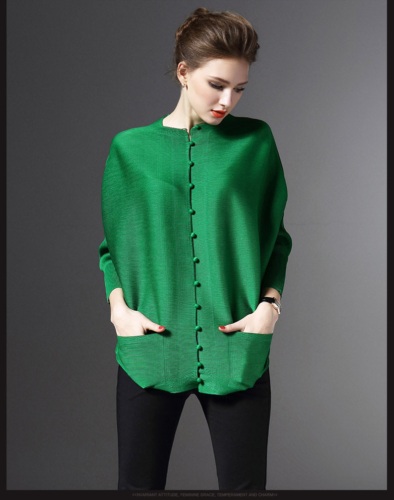 New Spring Clothes 2019 Women Cardigans Loose Large-sized Pleated Sunscreen Jackets