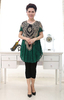 Womens Fashion shirts Knit print short sleeve Ladies skirts G1