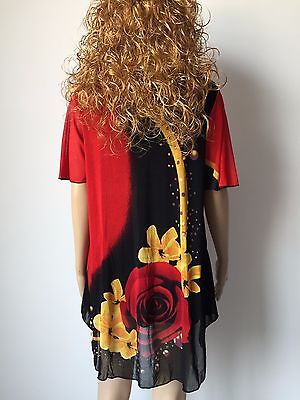 Womens shirts Knit print short sleeve Ladies skirts 3XL