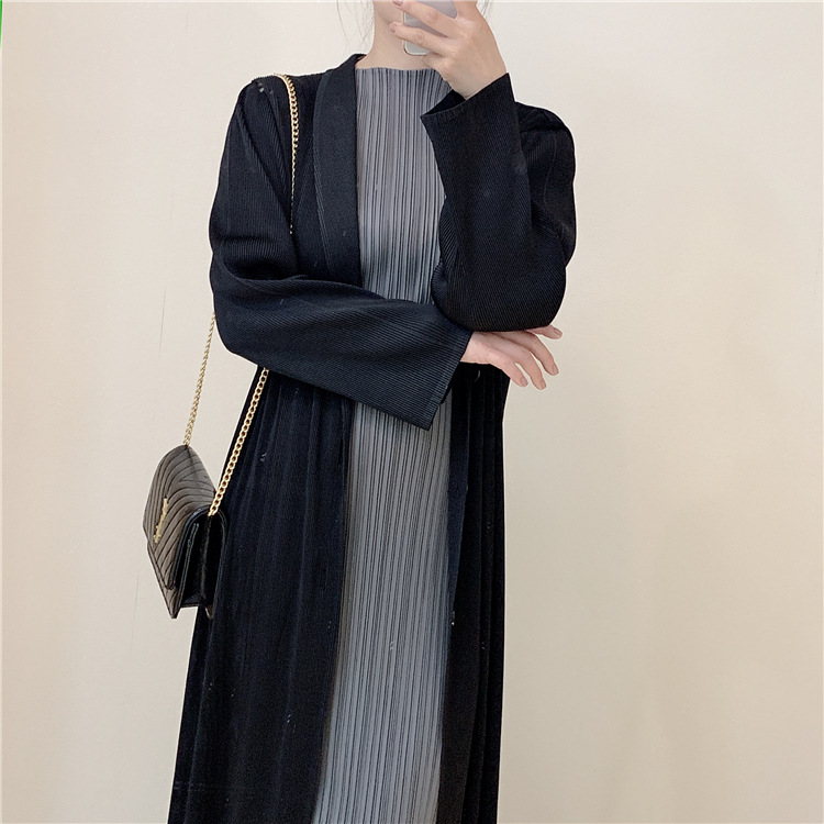 Women Fashion New Winter Autumn Pleated Windswear Jacket Coat