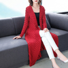 Loose-size Pleated Windbreaker New Women Autumn 2019 Long-sleeved Jacket Pleated Cardigan