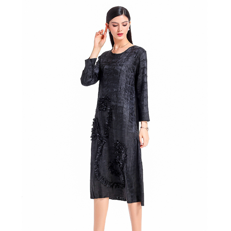 Women Lady Popular loose big size Tidal Pleated Dress