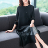 Wrinkle Embroidered Large Windbreaker Jacket Single-breasted Overcoat Autumn Winter Women Tops