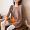 Women Big size Pleated Tops New Fashion Printed Nail Beads Loose Casual Shirt