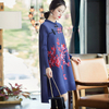 Chinese Style Cheongsam Dress New Fashion Printed Dress In Early Spring 2020