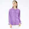 Autumn And Winter 2020 New Casual Solid Color Slim Long Sleeve Women's Shirt Coat