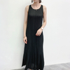Pleated Suspender Dress 2020 Summer New Japanese Basic Off Shoulder Dress