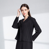 Autumn Winter Women Pleated Jacket New Style Top Women's Pleats Casual Short Coat