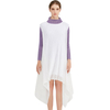 Spring 2020 New White Pleated Dress Round Neck Sleeveless Women's Loose Large Dress