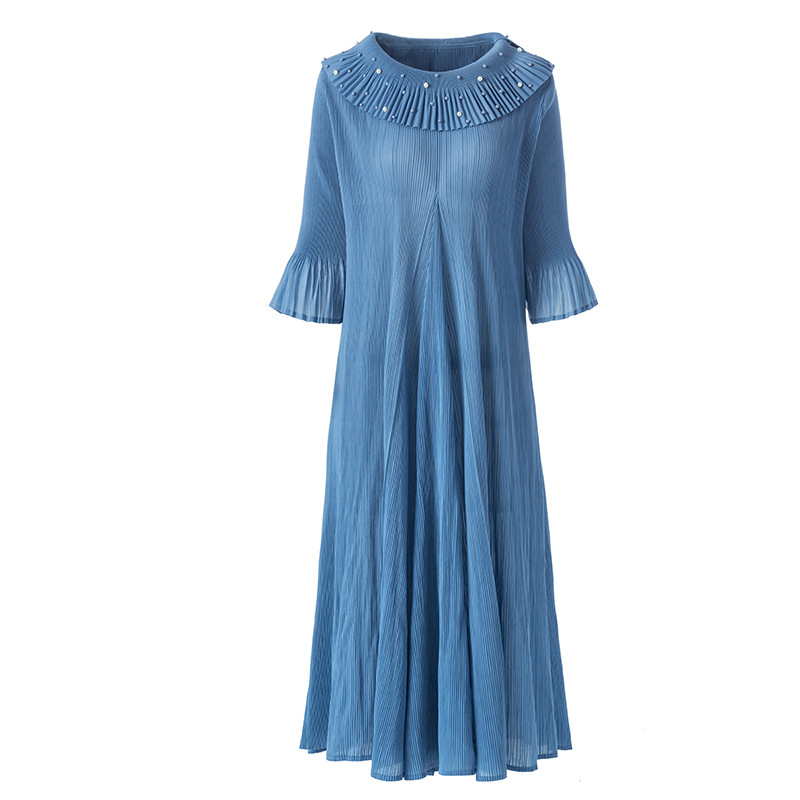 Spring Women Fashion New Arrival Loose Pleated Dress Tidal Popular Dress