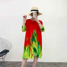 Spring 2020 Women Pleated Dress Oversized New Dress