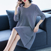 Spring Women Pleated Fashion New Tidal Loose Big Size Popular Dress