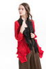 Autumn Women Pleated Fashion New Tidal Jacket Popular Big Size Coat