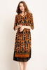 Autumn Women Pleated High Quality Dress Fashion New Tidal Pleated Lady Elegant Loose Dress