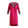 Pleated Loose Age Reducing Dress Spring 2021 New Women's Plus Size A-line Dress