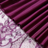 Double Velvet Dress New Pleated Lady Boutique Fashion New Lace Dresses