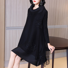 Pleated Dress Spring 2021 New Women's Foreign Style Age Reducing A-line Pleated Dress