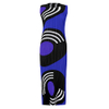 Women's New Style Spring And Summer 2020 Round Neck Mid Length Circle Print Slim Dress