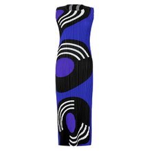 Women's New Style Spring And Summer 2020 Round Neck Mid Length Circle Print Slim Dress