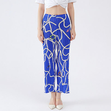 2021 Spring New High Waisted Slim Straight Pants Femininity Pleated Lines Loose Casual Pants