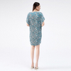 Summer Fashion Japanese Style Sexy Dress Print Midi Pleated Dress