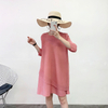 Women Spring 2020 Pleated Loose Big Size Fashion Dress
