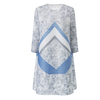 Pleated Dress 2020 Spring New Belly Covering Loose Printed Women Dress