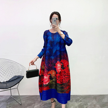 Pleated Dress 2020 Spring Fashion New Loose Large Tidal Printed Dress
