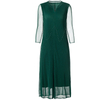 High-waist Dress Spring Summer Women's Loose-gauge Mesh Nailed Beads A-shaped Tide Dresses
