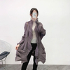 Women Fashion New Pleated Fashion New Tidal Crinkled Loose Big Size Cardigan Jacket Coat
