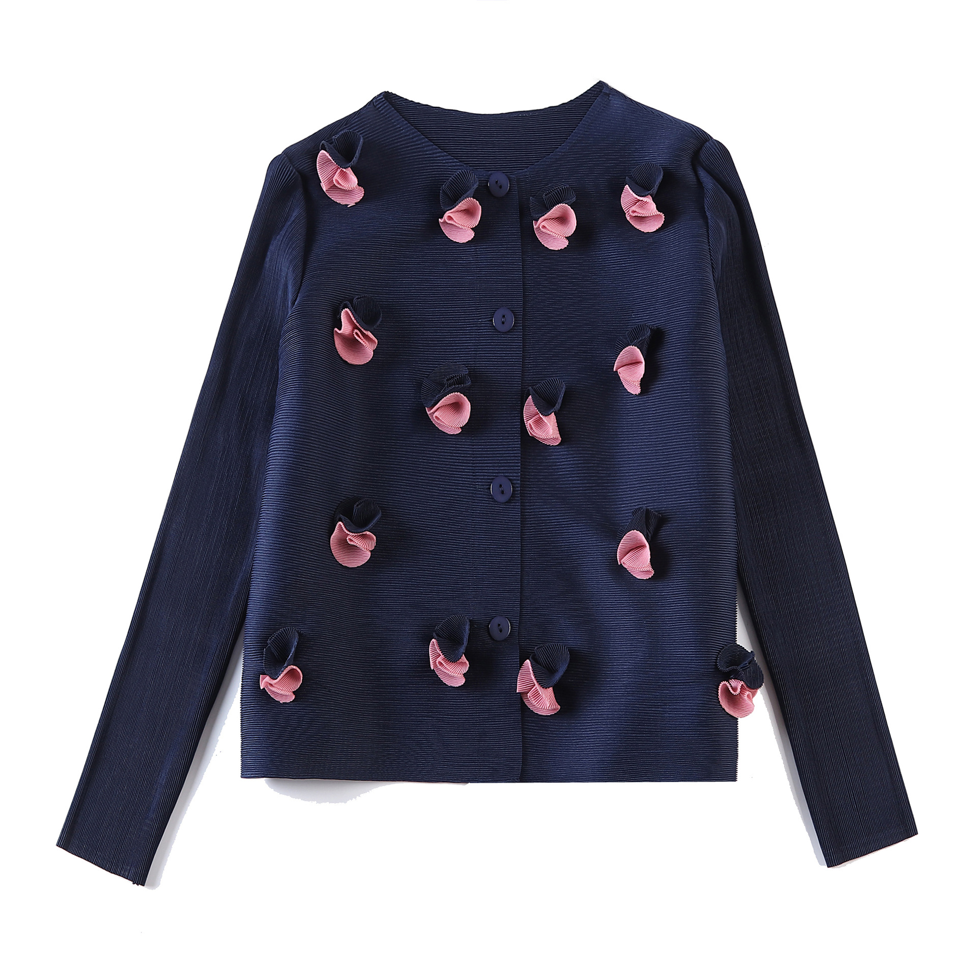 Autumn Women Pleated Jacket Tidal Fashion New Coat Tops