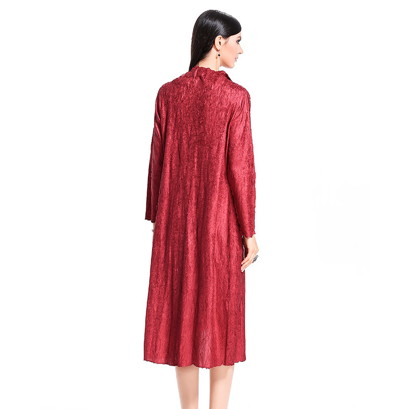 Women Pleated Casual Big Size Loose Coat Jacket