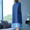 Autumn Women Pleated Fashion New Loose Big Size Dress