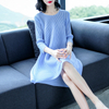 Large Dresses Spring New Women's Fashion Simple Loose Pleats Tidal Dress