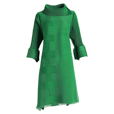High End Foreign Style Pleated Beaded Dress Spring Dress 2021 New Women's Loose Plus Size Dress