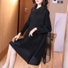 Pleated High-end Foreign Style Dress Spring Dress New Women's Loose Plus Size Pleated Dress