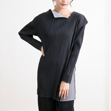 Design Sense Top Women's Spring Autumn New Pleated Shirts