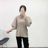 Autumn Women Pleated Fashion New Tidal Loose Big Size Beige Jacket Coat