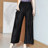 2021 Women's Casual Wide Leg Pants Pleated Pants